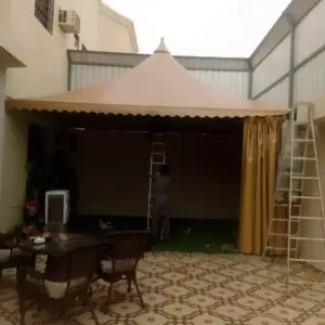 0028 انجاز الظل للمظلات والسواتر | مظلات