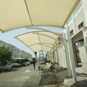 0203 انجاز الظل للمظلات والسواتر | مظلات سيارات